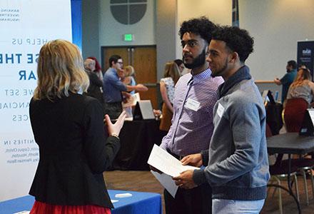 Students at Career Fair